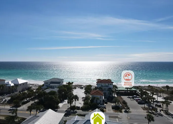 Gulf Views, Steps To Beach, Pool, Walk To Dining