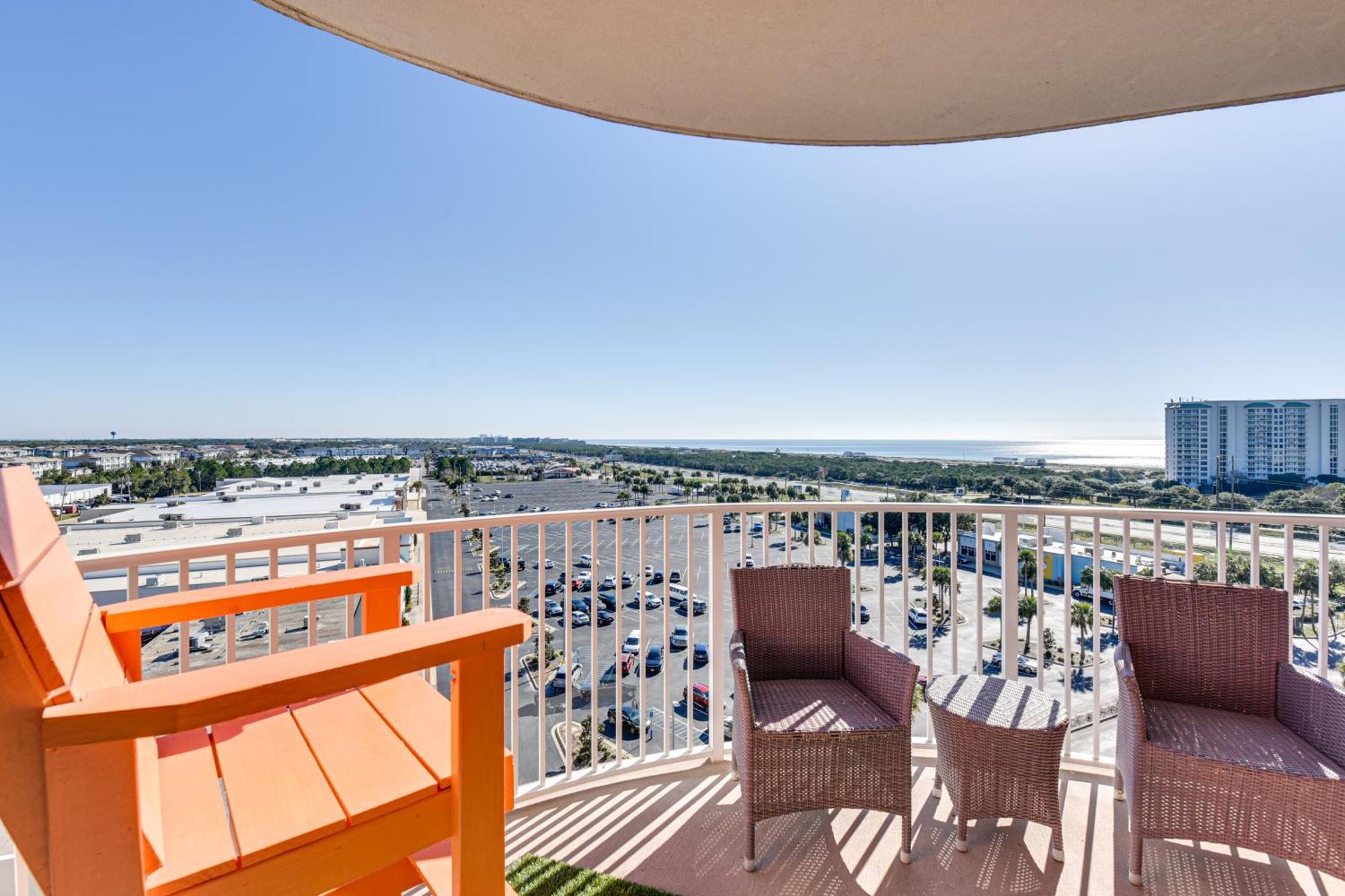 Palms Of With Private Balcony!