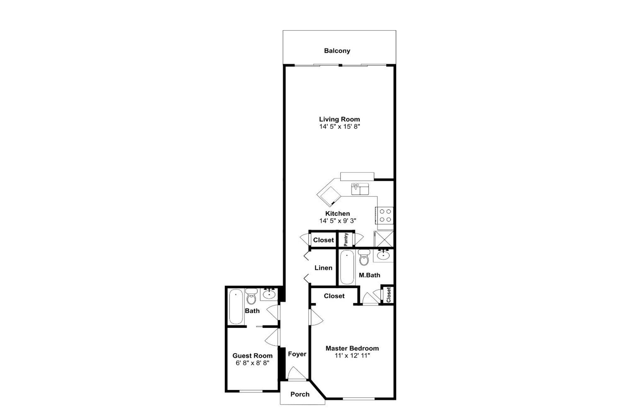 Apartment Sterling Sands #603 *