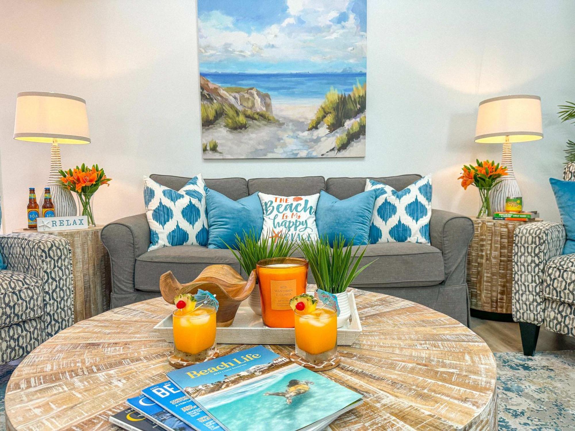 Beachside Bliss Upscale Townhome Steps To
